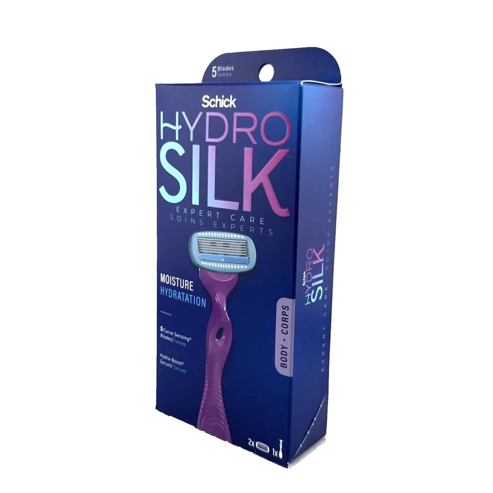 Schick Hydro Silk Razor for Women - 1 Razor Handle + 2 Razor Refill Pack - 1 Set - Picture 3 of 6